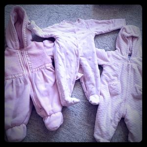 Snow suits 3-9mos